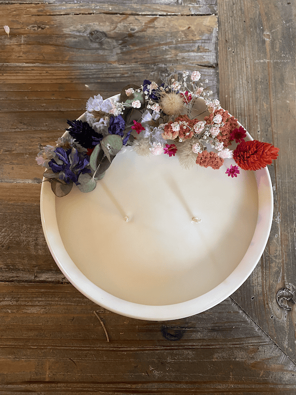 Bougies fleurie Bougies fleurie